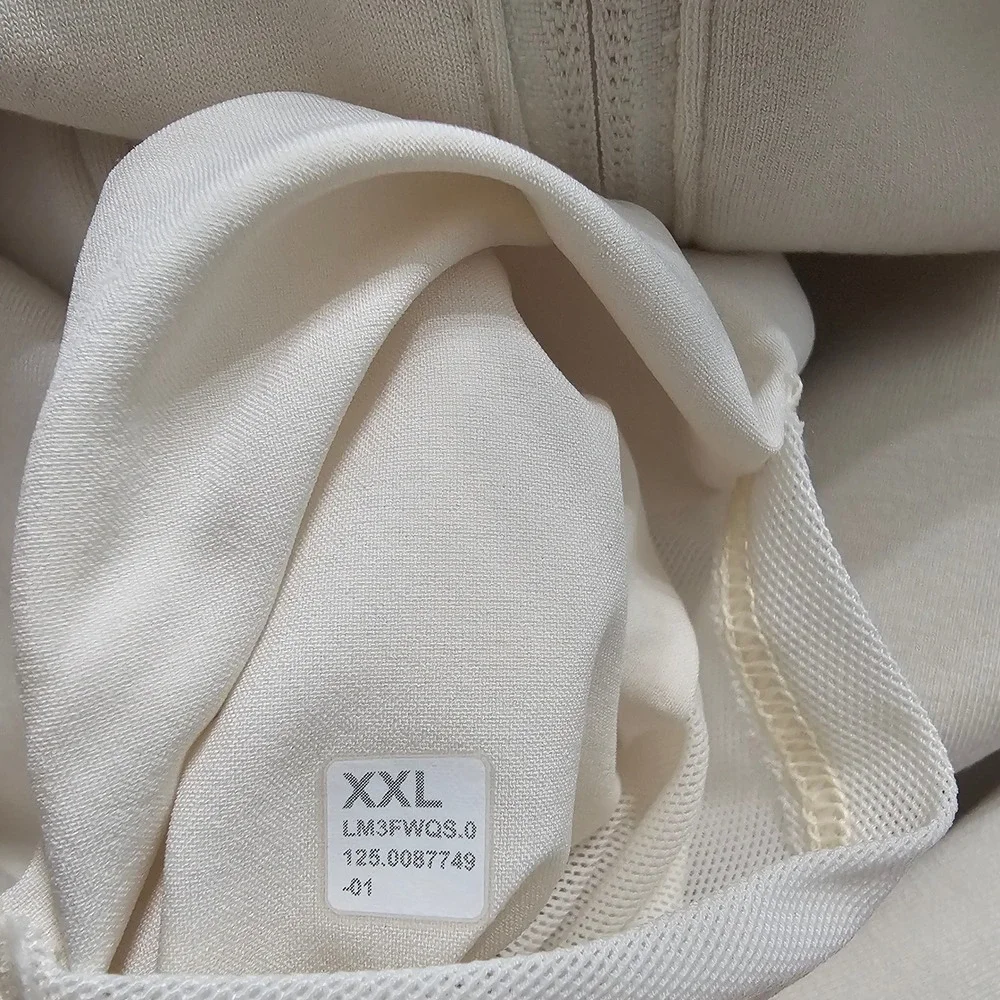 Lululemon Smooth Spacer Quarter Zip Men's XXL Light Ivory Pullover‎ LM3FWQS NEW